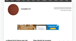 Desktop Screenshot of chambre237.com