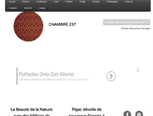 Tablet Screenshot of chambre237.com